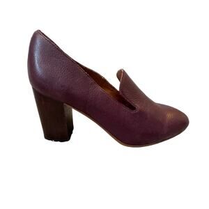 LATIGO KALA size Women's 7; Leather Dress Shoes/Heels, EGGPLANT; SOFT LEATHER